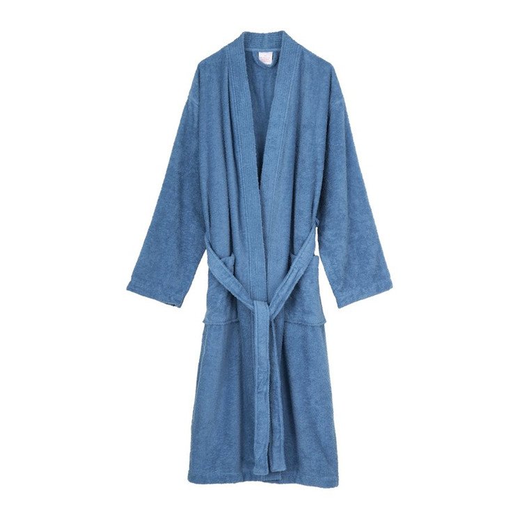 Kimono collar bathrobe1