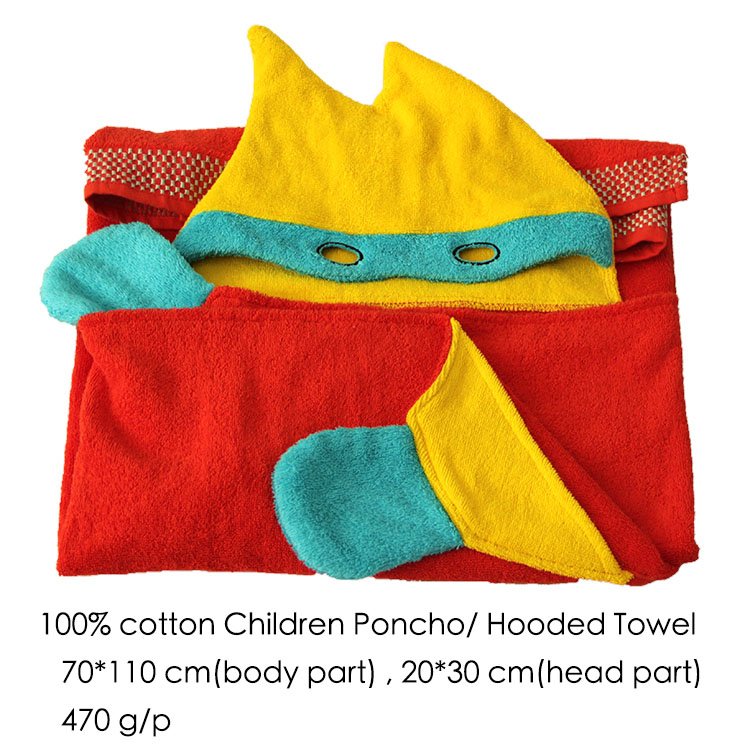 The flash embroider hooded towel1