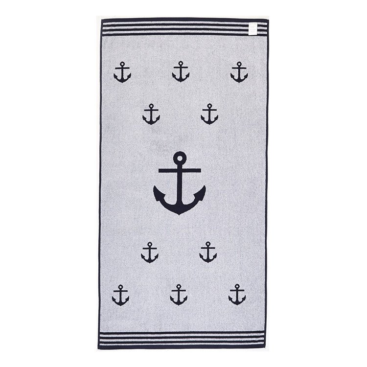 anchor jacquard bath towel3