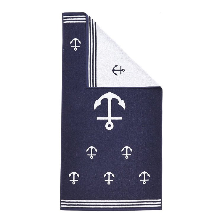 anchor jacquard bath towel4