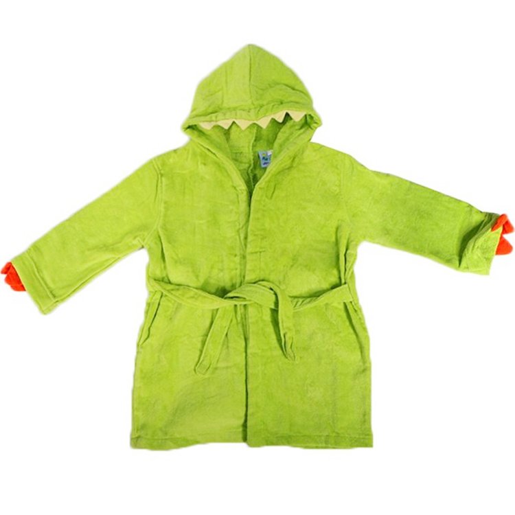 children velour dinosaur bathrobe1