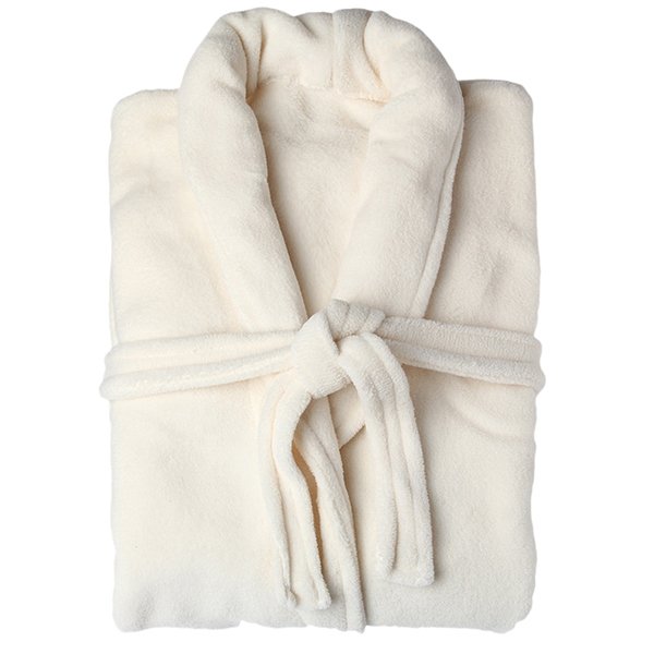 coral fleece bathrobe peignoir3